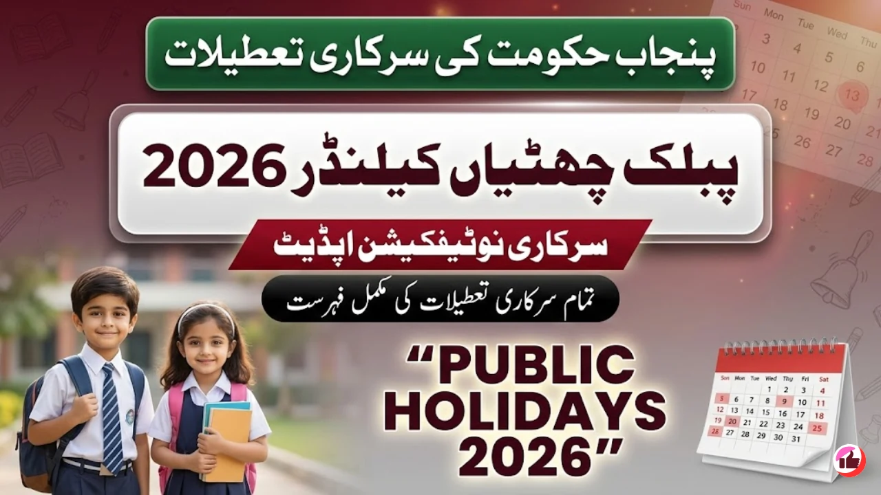 Punjab Public Holidays 2026 Official Calendar List and Notification Update